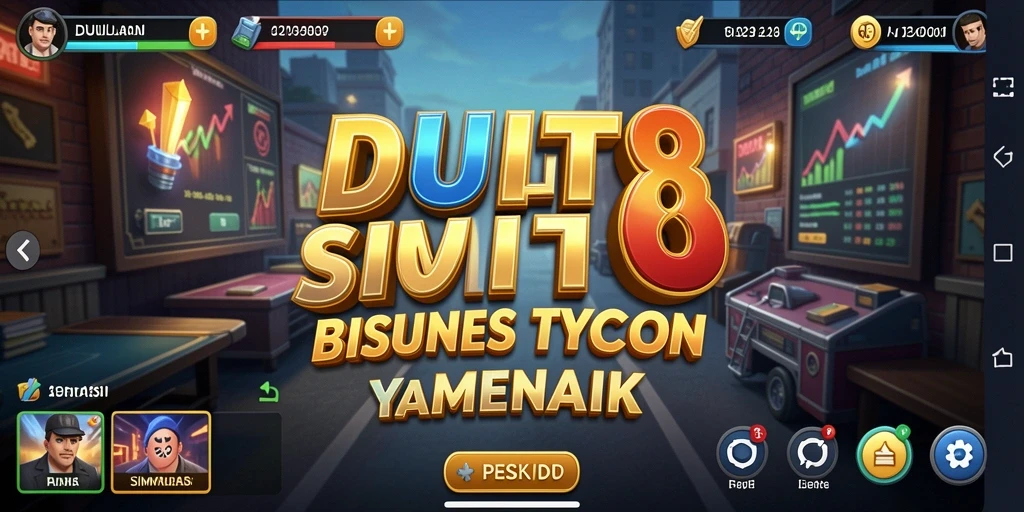 Tampilan gameplay seru dan menantang dalam world of Tycoon.