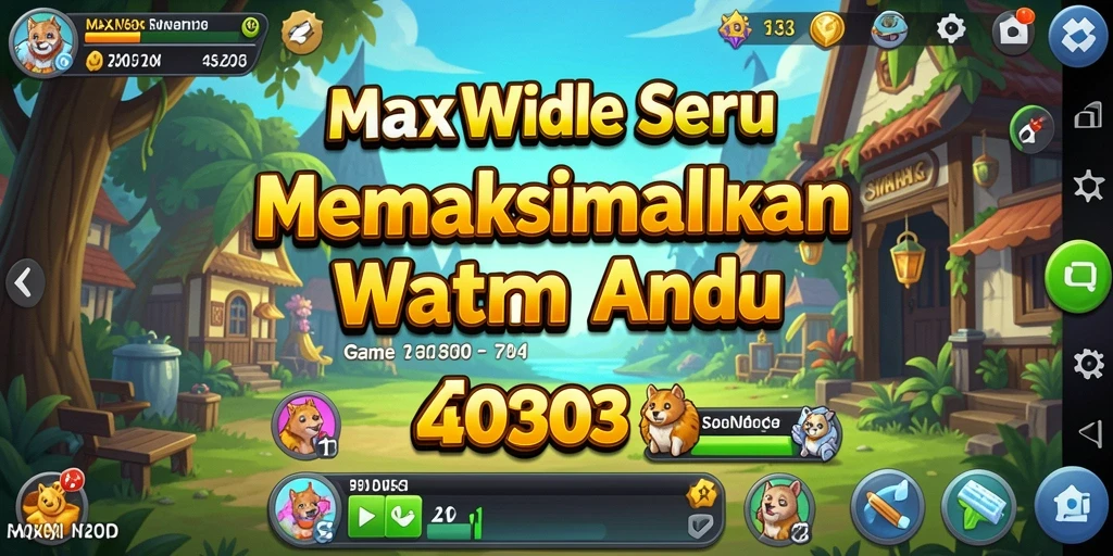 Tampilan gameplay MAXWIN303 yang menarik dan seru.