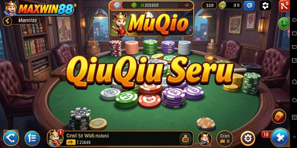 Screenshot permainan QiuQiu MAXWIN88 yang menampilkan aksi menarik.