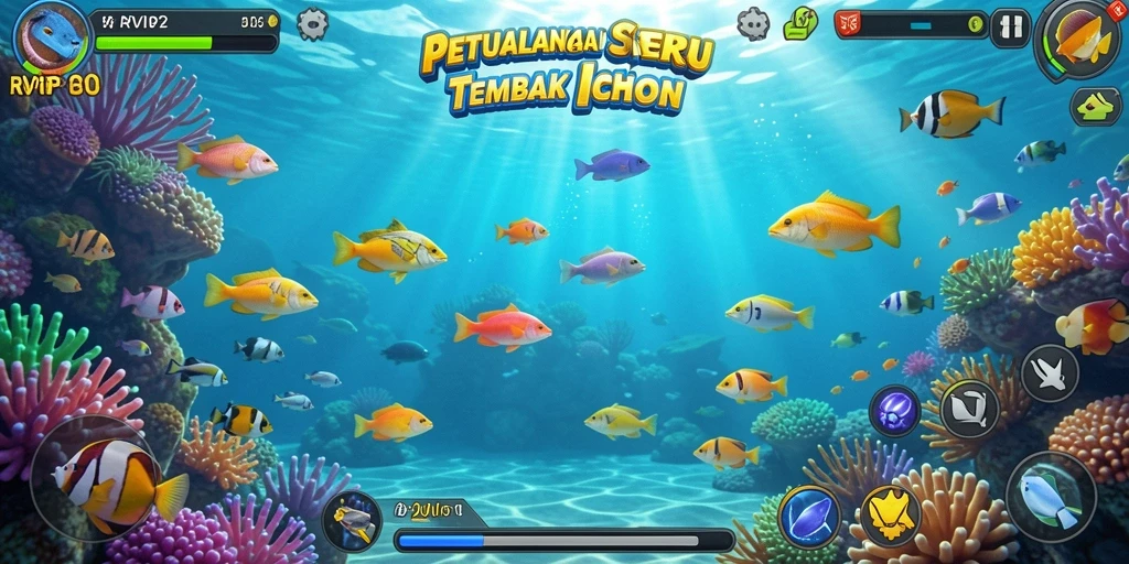 Tangkapan ikan memukau dalam gameplay RVIP2.